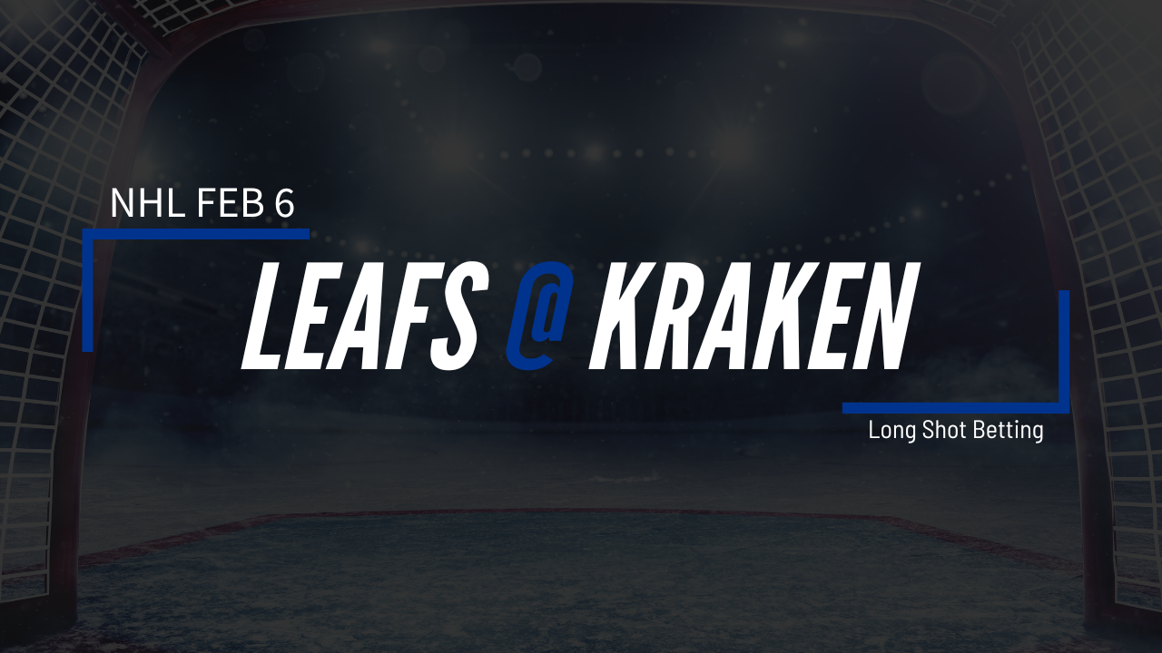 Read more about the article Feb 6 NHL Leafs at Kraken